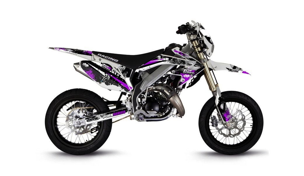 Kit déco HM 50cc 2007-2012 Pornseries V2 Violet HM HONDA VENT