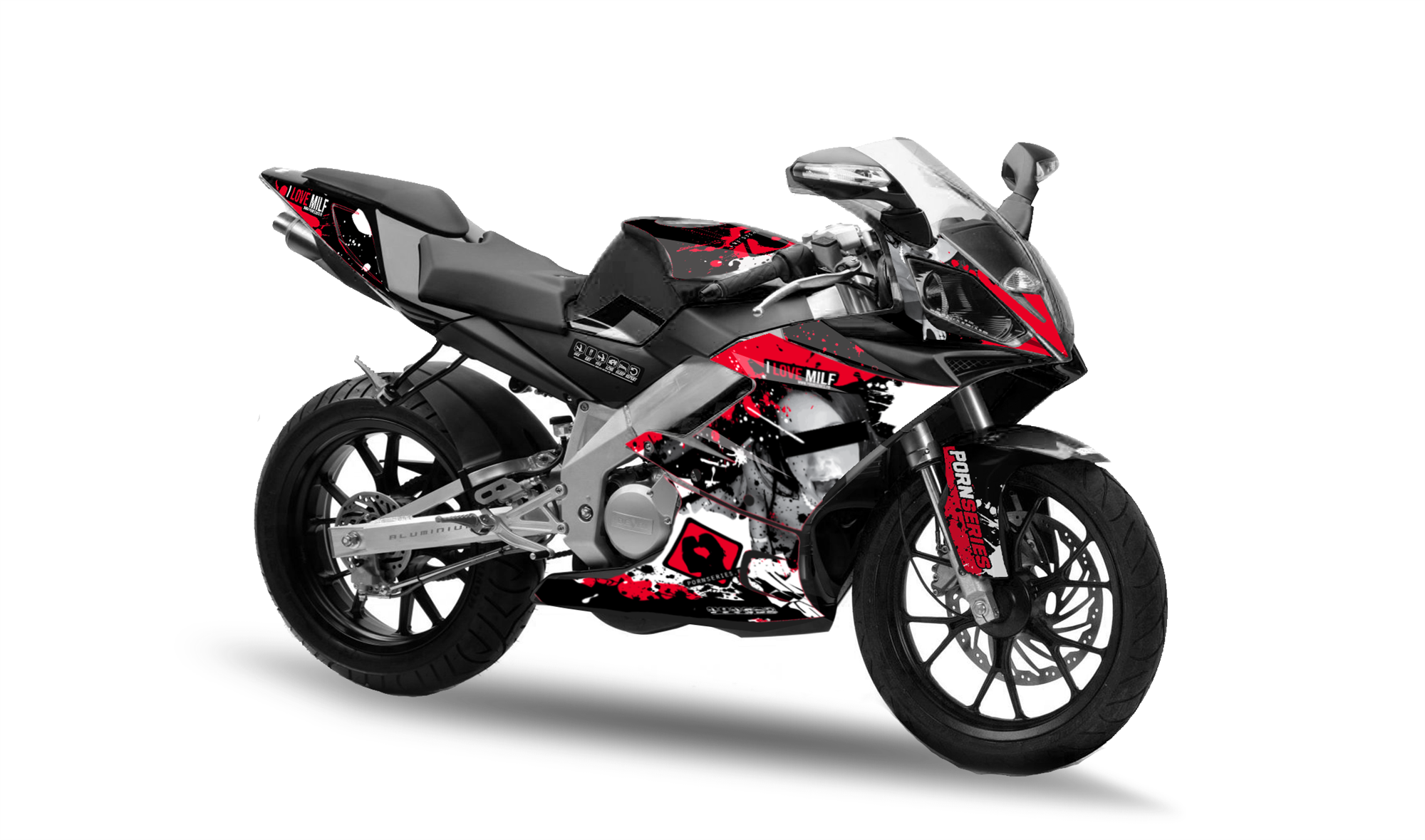 Kit déco DERBI GPR 2004-2010 2T Pornseries V2 DERBI / GILERA