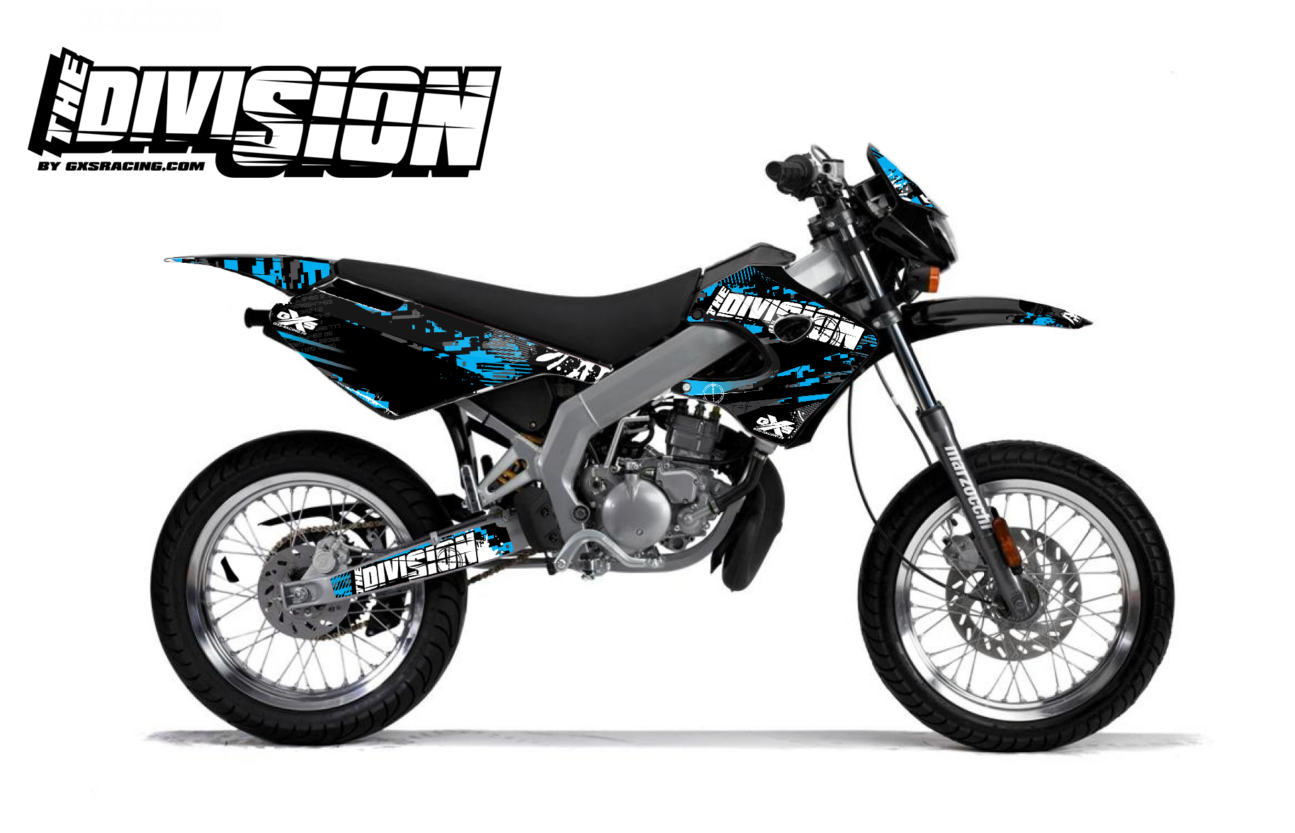 Kit déco Derbi X-RACE 03-07 THE DIVISION DERBI / GILERA
