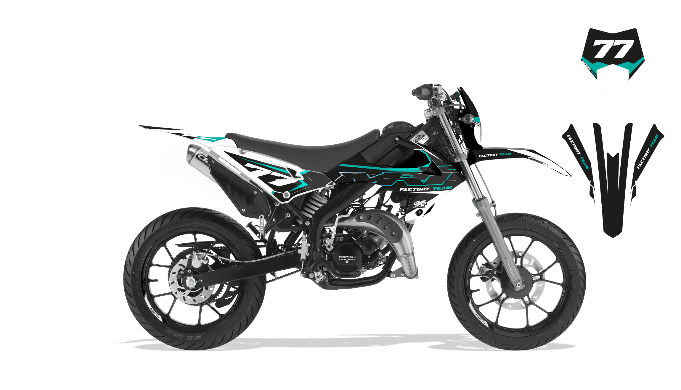 Kit déco Rieju MRT 2022 RACE77 RIEJU