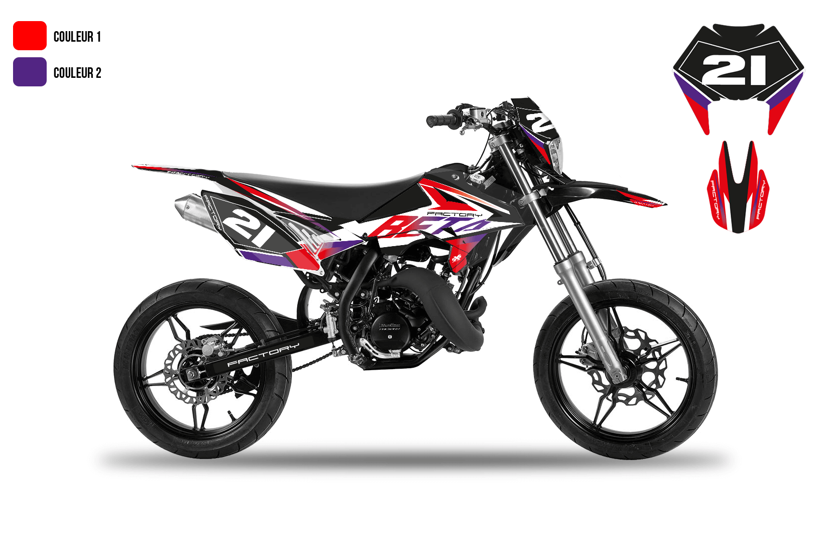 Kit déco beta RR 50 2011-2020 TEAM-F BETA