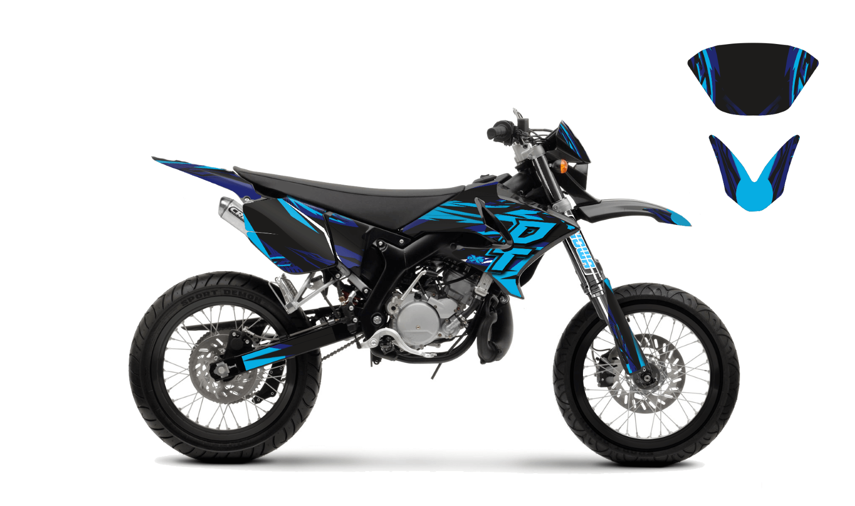 Kit déco YAMAHA DT50 04-18 SUPERMOT YAMAHA / MBK